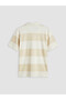 Esvab • Modern & Distinctive Comfortable Fit Turn-Down Collar Striped Men's T-Shirt - 7