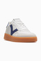 Elsa Women's Leather Sneaker Shoes 26Y 121230058 Navy Blue - 4