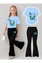 Girl's Spanish Style Leggings and T-Shirt Set