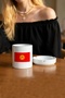 Country kg Kyrgyzstan Kyrgyzstan Flag Flag Printed Ashtray Ashtray Gift - 2
