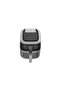 Digital Air Fryer, 5L Capacity, Touch Screen Control, LED Display, Viewing Window, Black and Silver - 5