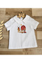 Farm Concept 1 Year Old Boy Birthday Salopet Shirt Socks Bow Tie Set - 3