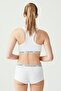 Women's Thick Strap Sports Bustier Shorts Set 65003 - 3