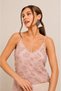 Women's Strappy Midi Length Stylish Dress - 4