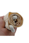 White Back Scrubbing Pouch - Yarn Woven Body Exfoliating Hammam Scrubbing Pouch - 3