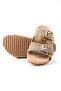 Genuine Leather Olive Suede Women's Slippers - Rgn8197 - 5