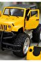 1:14 RC Remote Control Jeep Wrangler Yellow with Off-Road Tires, Full Function Control & Rechargeable Battery - 7