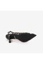 Women's Injection Leather Genuine Leather Mesh 10cm Heeled Shoes 1362 - 5