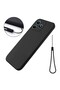 Solid Color Θήκη Σιλικόνης Black (Realme C51) - 2