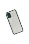 Samsung Galaxy A02S Compatible Case Miami Transparent Silicone - Dark Green - 3