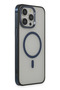 Urr iPhone 15 Pro Max Pvdss Lens Titanium Edge Magsafe Cover - Navy Blue - 7