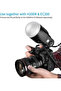 غطاء ناشر الضوء AK-R11 لفلاش V1 و V1pro ذو الرأس الدائري - 4