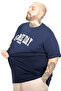 Mode XL Large Size Men's Gameday Crew Neck T-Shirt U26102 Indigo - 2