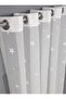 Children's Room Star Patterned Rustic Tulle Curtain Eyelet Curtain Rustic Tulle Curtain - 3