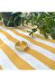 Minimal Reverse Flat Drop Model Gold Adjustable Ring - 2