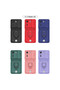 Redmi 13C Compatible Case Zuma Silicone with Business Card Holder and Ring - Navy Blue - 5
