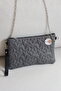 Motif Embroidered Portfolio Bag with Rope Strap Evening Dress Clutch En30 Size19