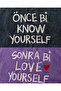 "First Bi Know Yourself" and "Then Bi Love Yourself" Embroidered Printed 2-Piece Hat Set / "First Bi Know Yourself" and "Then Bi Love Yourself" Baseball Cap Hat - 3