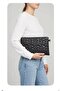 Star Stitched Clutch Star Women's Bag Silvery Black - 4