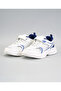 Panelled Hook & Loop Closure Memory Foam Shoes - Blue & White - 6