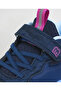 Panelled Hook & Loop Closure Memory Foam Shoes - Blue & Pink - 7