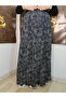 100% Cotton Elastic Waist Patterned Combed Cotton Fabric Maxi Length Mother's Skirt, Prayer Skirt Size 38-48 - 6