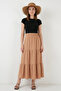 Women's Ruffled Layered Biscuit Skirt