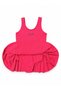 Girl's Pleated Marine Dress Swimsuit M00825 Fuchsia - 4