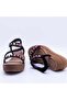 Myzaria Women's Stone Embroidered Authentic Sandals 9004-5 - 5