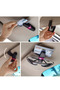 In-Car Sunglasses Holder Card Holder Rotatable Design - 3