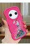 Redmi A3 Pro Compatible Case Camera Protector Red Silicone Couple Phone Case Girl Pattern