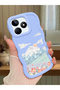 Realme C53 Compatible Case Camera Protector Blue Silicone Couple Phone Case Landscape Pattern