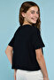 Typography Print T-Shirt with Crew Neck and Short Sleeves - 5