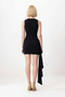 Women's Sleeveless Crew Neck Bodycon Mini Dress with Ruffle Detail Sandy Knitted Unlined Daily Casual Stylish - 5