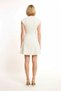 Women's Slash Neck Sleeveless A-Line Mini Dress with Waist Belt Lined Woven Casual Daily Modern Stylish - 5