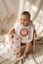 Leo & Luna Stain-Resistant, Liquid-Proof 2-Piece Baby Bib Set - Adjustable with Boho Lion Figure