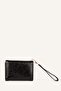 Women's Faux Leather Black Wallet I1266Axns - 5