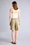 Elastic High Waist Short Leg Belmando Khaki Shorts I6760Az26Sm - 6