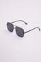 Unisex Square Black Framed Uv 400 Protection Sunglasses - 3