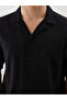 Nevavm Regular Fit Short Sleeve Linen Look Men's Shirt with Difference - 7