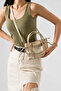Meina Model Gold (Gold) Mini Foldable Women's Hand and Shoulder Bag - 2
