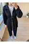 Modal Fabric Tracksuit Set Suitable for Women's Hijab Clothing with Balloon Pants Detail - 4