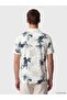 Polo Neck Patterned Pique Men's T-Shirt - 4