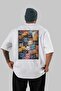 For the Sake of Cats 19 Cats Printed White Oversize T-Shirt 100% Cotton Unisex Cat Lover Premium Design - 2