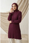 Ruffle Detailed Tunic 0553-03 Plum - 2