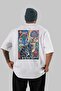 For the Love of Cats 77 Cats Printed White Oversize T-Shirt 100% Cotton Unisex Cat Lover Premium Design - 2