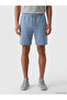 Blue Comfortable Fit Men's Sports Shorts - 2
