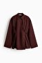 Linen-blend wrap shirt - 4