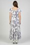 Women Allover Print Midi Dress, Multicolor - 4