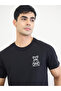 Men Printed Cotton T-Shirt and Checked Shorts Set - 4